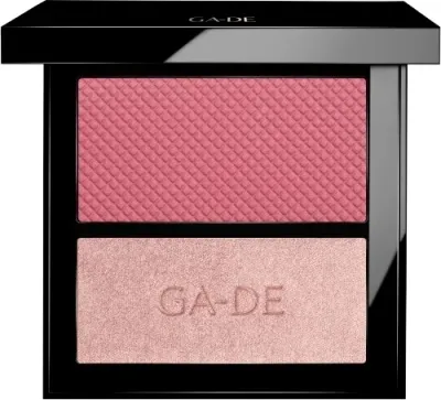 Палетка румян и хайлайтера GA-DE Velveteen Blush & Shimmer Duet