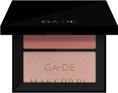 Палетка румян и хайлайтера GA-DE Velveteen Blush & Shimmer Duet, оттенок 52