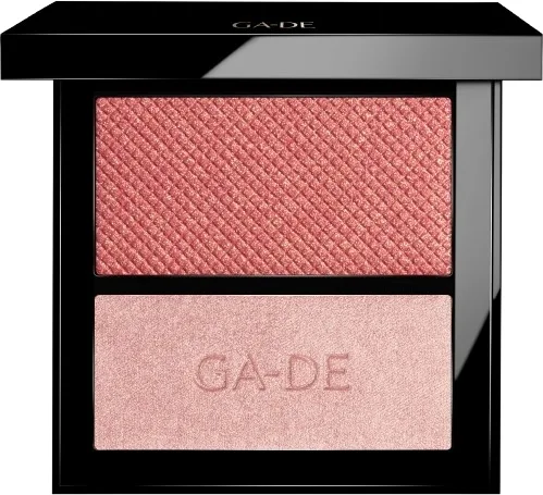 Палетка румян и хайлайтера GA-DE Velveteen Blush & Shimmer Duet, оттенок 56