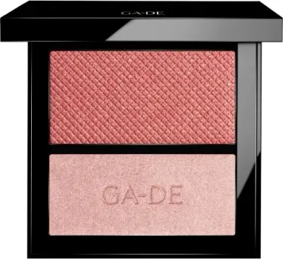 Палетка румян и хайлайтера GA-DE Velveteen Blush & Shimmer Duet, оттенок 56