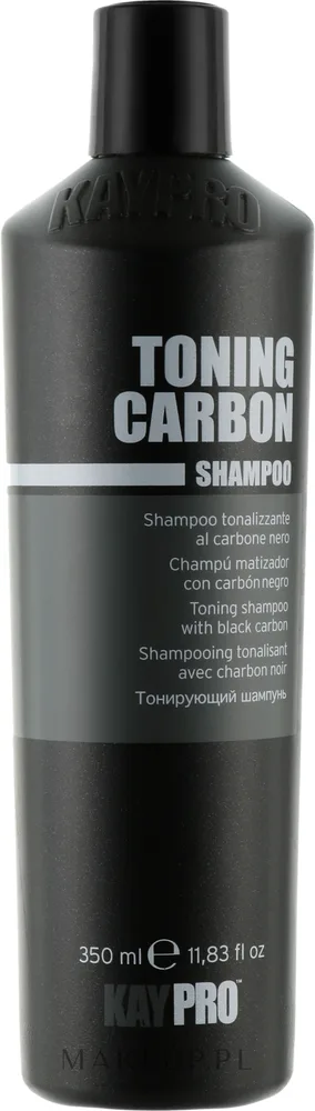 Шампунь для волос KayPro Toning Carbon Shampoo тонирующий, с углём, против желтизны, 350 мл / 1000 мл
