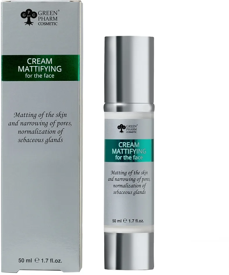 Green Pharm Cosmetic Home Care крем для лица матирующий SPF 15 pH 5,5 для жирной и комбинированной кожи 50 мл