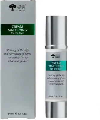 Green Pharm Cosmetic Home Care крем для лица матирующий SPF 15 pH 5,5 для жирной и комбинированной кожи 50 мл