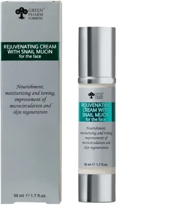 Крем для лица Green Pharm Cosmetic с муцином улитки 50 мл
