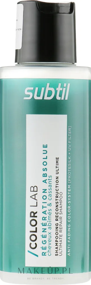 Шампунь для волос Subtil Color Lab Absolute Repair Ultimate Repair Shampoo восстанавливающий, с протеинами шёлка, 300 мл