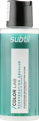 Шампунь для волос Subtil Color Lab Absolute Repair Ultimate Repair Shampoo восстанавливающий, с протеинами шёлка, 300 мл