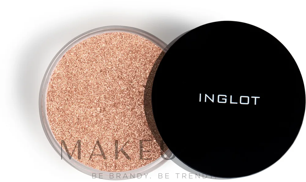 Пудра-хайлайтер Inglot Sparkling Dust FEB для лица рассыпчатая, 2.5 г, оттенок 07