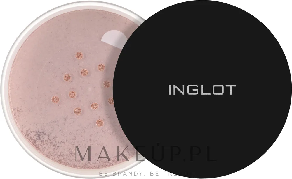 Пудра-хайлайтер Inglot Sparkling Dust FEB для лица рассыпчатая, 2.5 г, оттенок 01
