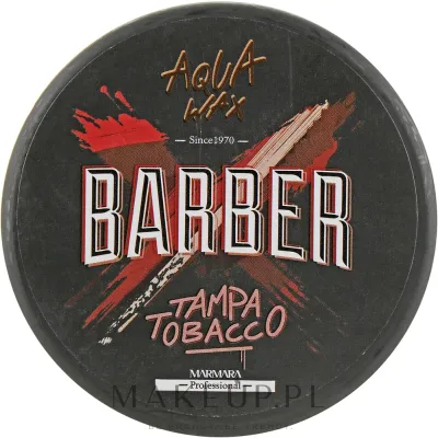 Помада для укладки волос Marmara Barber Aqua Wax Tampa Tabaco, стойкая фиксация, аромат табака, 150 мл