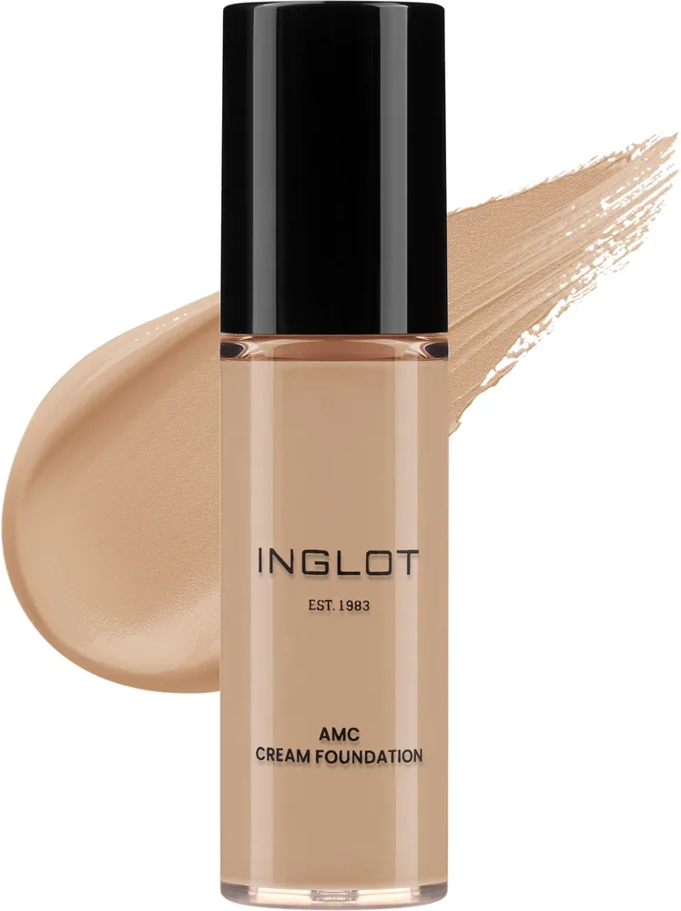 Тональный крем Inglot AMC Cream Foundation матирующий кроющий, 30 мл, оттенок LW300