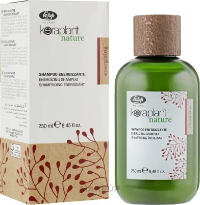 Шампунь Lisap Keraplant Nature Energizing Shampoo против выпадения волос с витамином PP, 250/1000 мл, Италия, 250 мл