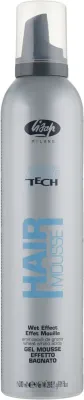 Гель-мусс для волос Lisap High Tech Gel Mousse моделирующий, для натуральных и химически обработанных волос, 300 мл