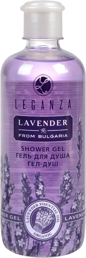 Leganza Lavender Relaxing Shower Gel — расслабляющий гель для душа с лавандой, 500 мл