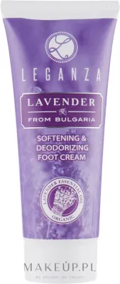 Крем для стоп Leganza Lavander Foot Cream смягчающий дезодорирующий, с маслом лаванды, 75 мл