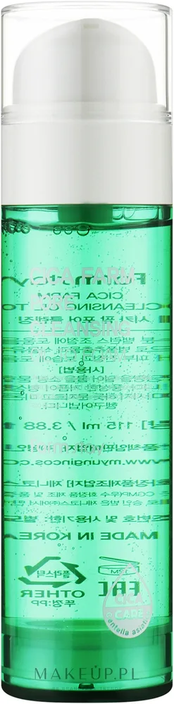 FarmStay Cica Farm Pore Cleansing Oil To Foam гидрофильное масло-пенка для умывания и снятия макияжа с центеллой для чувствительной кожи 115 мл
