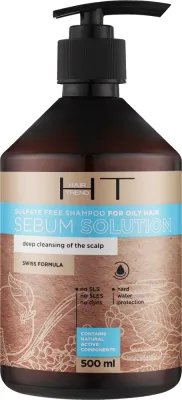 Шампунь для жирных волос Hair Trend Sebum Control с экстрактами грейпфрута и чайного дерева, 500 мл
