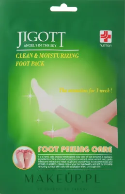 Маска-носочки для ног Jigott Foot Peeling Care Clean and Moisturizing Foot Pack очищающая, увлажняющая, 2 шт