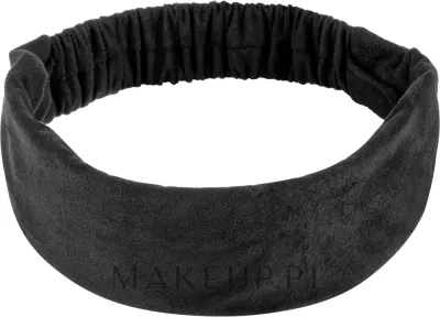 Повязка на голову MAKEUP Suede Classic прямая, из экозамши, чёрная, 1 шт