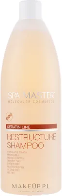 Восстанавливающий шампунь Spa Master Keratin Line Restructure с кератином, 200/970 мл, Болгария, 970 мл