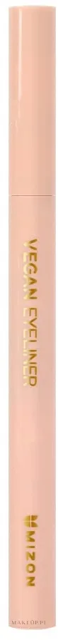 Подводка для глаз Mizon Vegan Eyeliner фломастер, водостойкая, с полуматовым финишем, 0,5 г