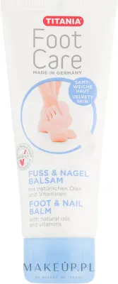 Бальзам для стоп Titania Foot and Nail Balm питательный, увлажняющий, 100 мл