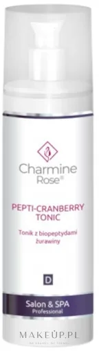 Тоник для лица Charmine Rose Pepti-Cranberry Tonic с клюквенными биопептидами, для зрелой и сухой кожи, 200 мл