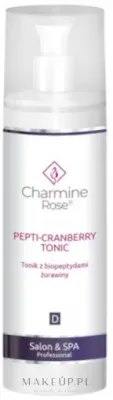 Тоник для лица Charmine Rose Pepti-Cranberry Tonic с клюквенными биопептидами, для зрелой и сухой кожи, 200 мл