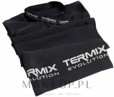 Пелерина парикмахерская Termix многоразовая, на липучке, чёрная, 90 x 110 см, 1 шт