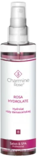 Гидролат дамасской розы Charmine Rose Hydrolate Damascus Rose, с цветочным ароматом, 200 мл