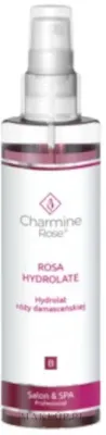 Гидролат дамасской розы Charmine Rose Hydrolate Damascus Rose, с цветочным ароматом, 200 мл