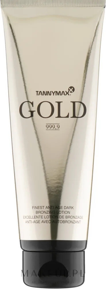 Лосьон-бронзер для загара в солярии Tannymaxx Gold Fixest Anti Age Dark Bronzing с гиалуроновой кислотой и маслом жожоба, 125 мл