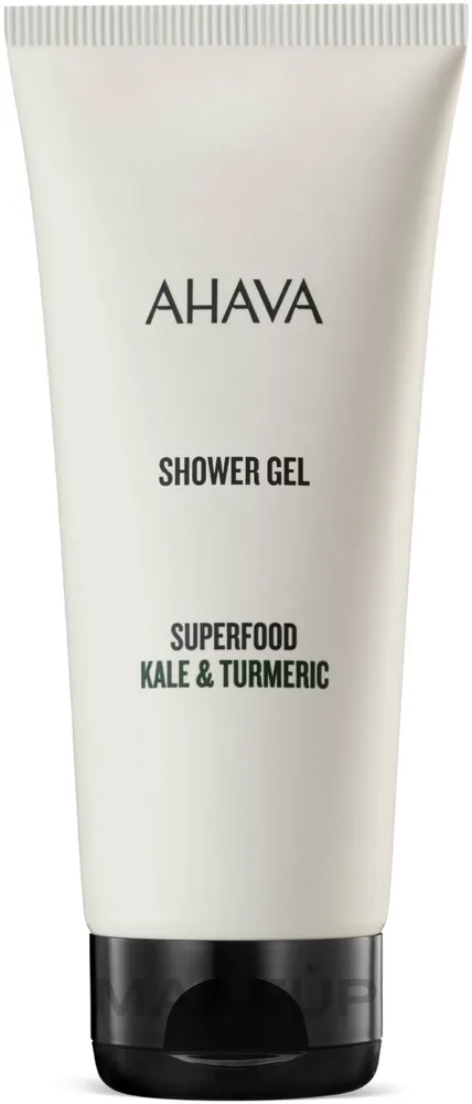 Гель для душа Ahava Superfood Kale & Turmeric с капустой кейл и куркумой, 200 мл