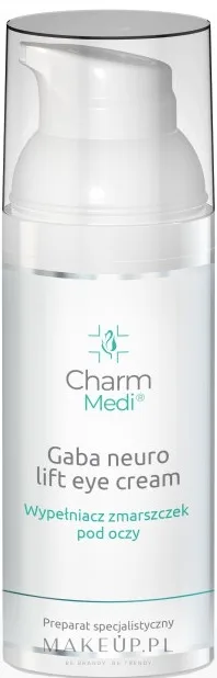 Крем-лифтинг для кожи вокруг глаз Charmine Rose Gaba Neuro Lift Eye Cream с нейропептидами и гесперидином, 15 мл