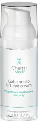 Крем-лифтинг для кожи вокруг глаз Charmine Rose Gaba Neuro Lift Eye Cream с нейропептидами и гесперидином, 15 мл