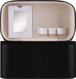 Косметичка Top Choice Snake M Black 97201 черная с зеркалом 21х13х14 см — фото 2