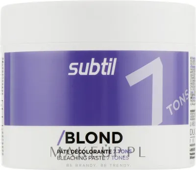 Паста для обесцвечивания волос Subtil Blond осветляющая до 7 тонов, 500 г