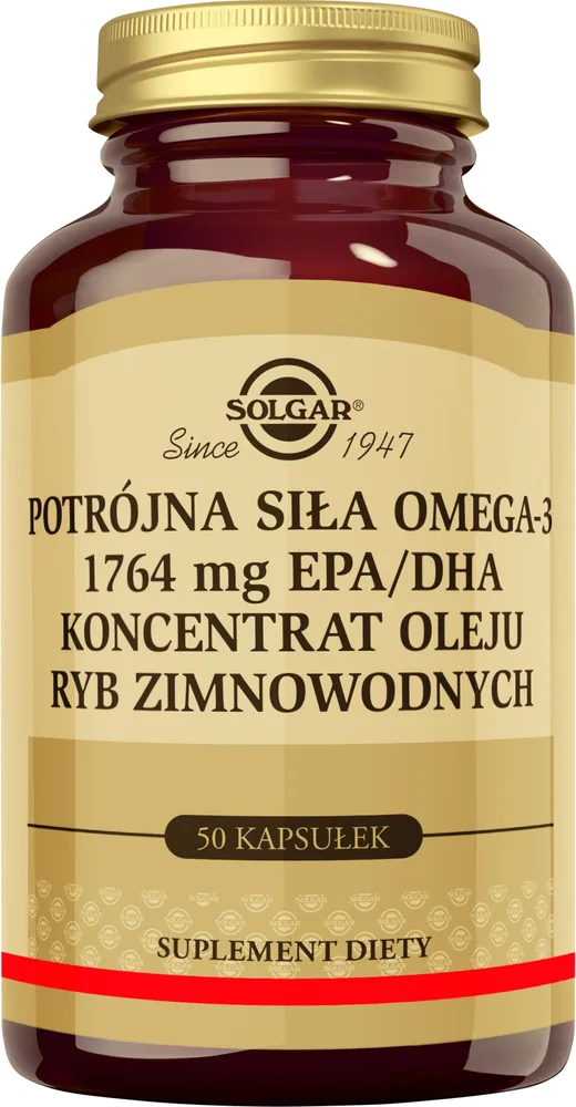 БАД Solgar / Triple Strength Omega-3 1764 mg, омега-3, 1764 мг EPA/DHA, 50 шт