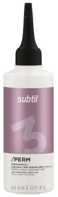 Жидкость для химической завивки Subtil Perm Highly Damaged Hair 3 для повреждённых и осветлённых волос, 125 мл
