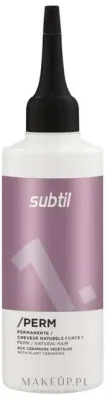Жидкость для химической завивки Subtil Perm Natural Hair 1 для натуральных неокрашенных волос, 125 мл
