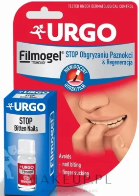 Средство против обгрызания ногтей Urgo Filmogel Stop Bitten Nails и Regeneration с горьким вкусом, прозрачное, 9 мл