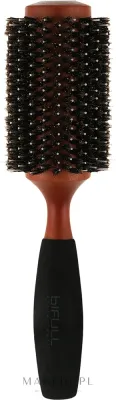 Круглая деревянная щётка для укладки волос Perfect Beauty Round Wooden Brush 42 мм