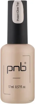 Топ для гель-лака PNB UV/LED Protect Glow Top, с УФ-фильтрами, без липкого слоя, 17 мл