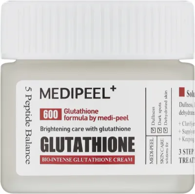 Крем для лица MEDIPEEL Bio Intense Glutathione White выравнивающий тон 50 г