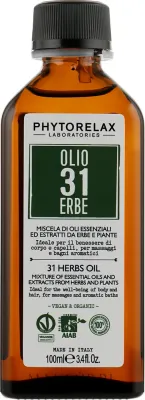 Смесь эфирных масел и экстрактов Phytorelax Laboratories 31 Herbs Oil, для кожи, волос и ароматерапии