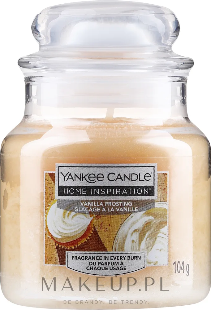 Yankee Candle Vanilla Frosting / Свеча в стекле, ваниль, карамель и шоколад