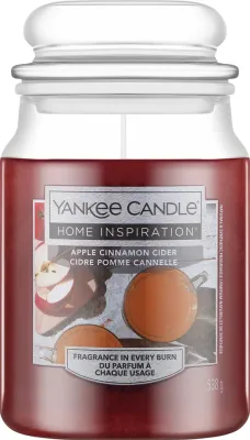 Yankee Candle Apple Cinnamon Cider / Свеча в стекле, яблочный сидр, корица и гвоздика, 538 г