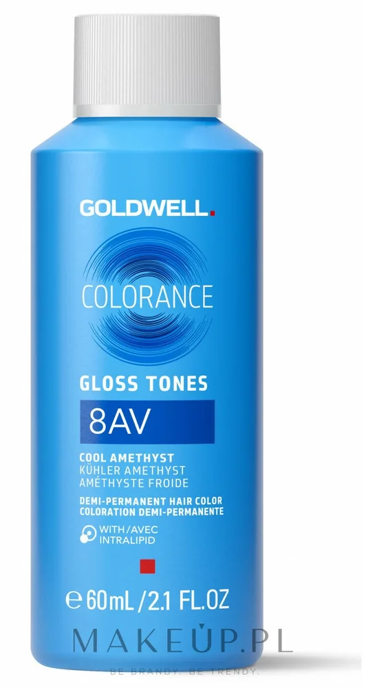 Тонирующая краска для волос Goldwell Colorance Gloss Tones, 60 мл, оттенок 10VA - Violet Titanium