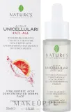 Капли для лица Nature's Acque Unicellulari Anti Aging Hyaluronic Acid Concentrated Drops концентрированные, с гиалуроновой кислотой, 30 мл — фото 1