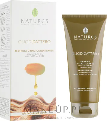 Восстанавливающий кондиционер для волос Nature's Oliodidattero Restructuring Conditioner, 200 мл
