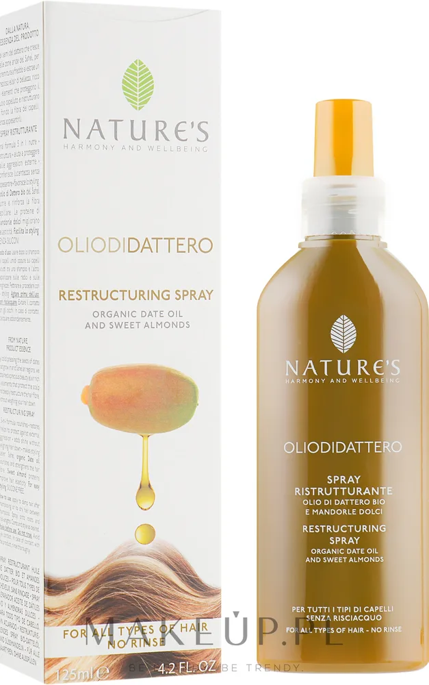Восстанавливающий спрей для волос Nature's Oliodidattero Restructuring Spray, 125 мл